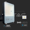 LED reflektor V-TAC, 100W studená biela, čierny