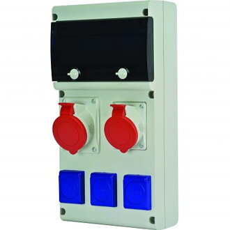 Rozvodnica zásuvková 1x32A, 1x16A, 3x230V ist.