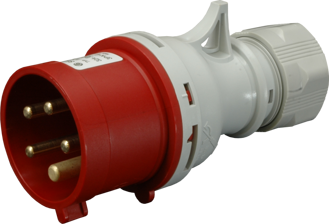Vidlica IP44, IVN1653, 16A, 5P, 400V