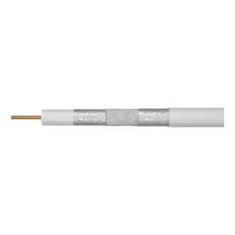 Kábel koax VCCKY 75-4,8 PVC/AL/Cu biely 7mm