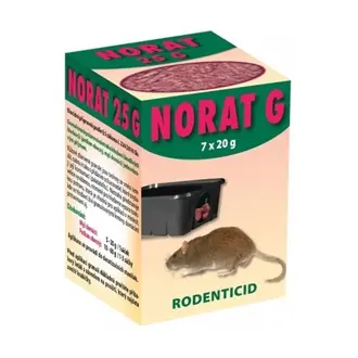 Granule proti myšiam AgroBio NORAT 25G, 140g