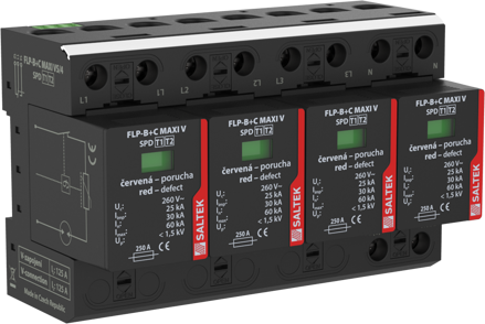 Zvodič prepätia SALTEK FLP-B+C MAXI VS/4 A03571