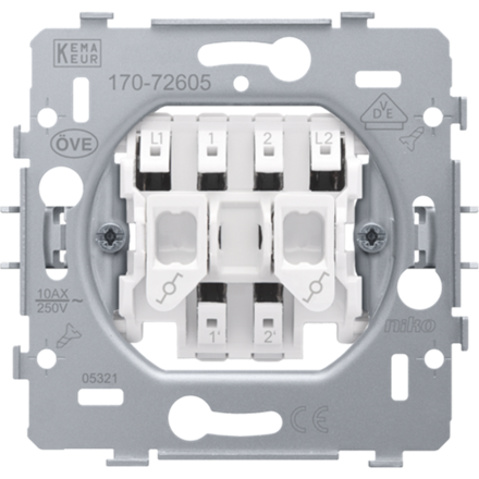 Vypínač NIKO č.5B 250V 10A automatické svorky (10)