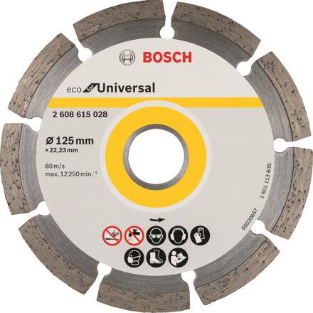 Rezný kotúč BOSCH Diamant ecoUNI 125x22,23mm