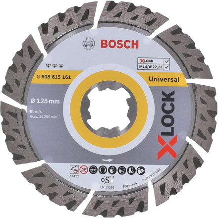 Rezný kotúč BOSCH X-Lock Diamant Best 125x1mm