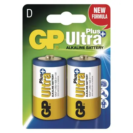 GP alk. batéria ULTRA PLUS D 1,5V LR20 2/1ks