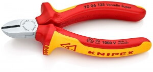 Kliešte štikacie bočné 125mm, 1000V