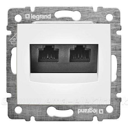 Zásuvka LEGRAND VALENA 2xRJ45 FTP, CAT5E