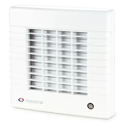 Ventilátor 125, biely, žalúzia, ťahový vypínač