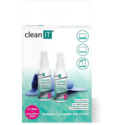 Čistiaci roztok CLEAN IT na NB + utierka CL-182