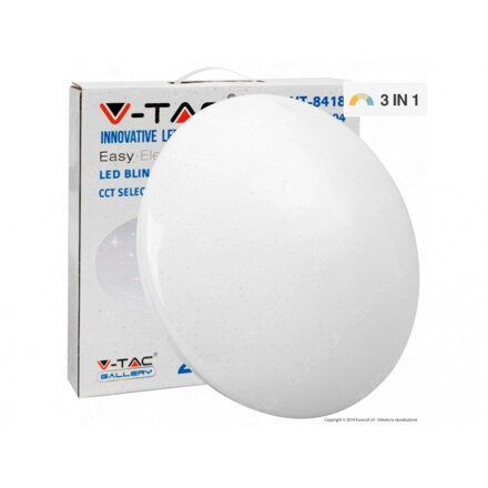 LED svietidlo, V-TAC,18W,3in1, hviezdny kryt