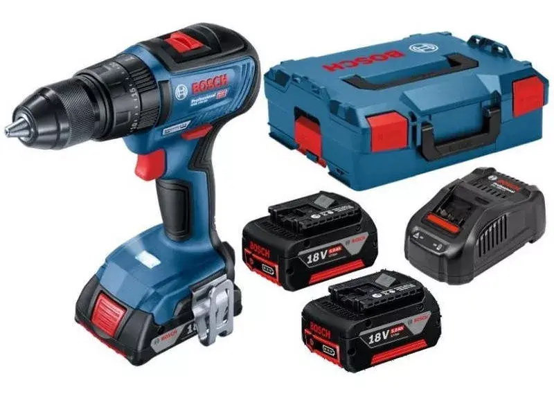 Skrutkovač BOSCH AKU vŕtací GSR18V-50, 2x5Ah +nabí Skrutkovač BOSCH AKU vŕtací GSR18V-50, 2x5Ah +nabí