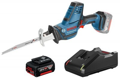 Píla BOSCH chvostová AKU GSA18V-LIC + baterka +nab Píla BOSCH chvostová AKU GSA18V-LIC + baterka +nab