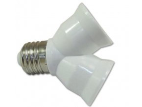 Redukcia objímka E27>2xE27 Redukcia objímka E27>2xE27
