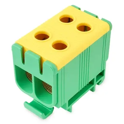 Svorka UNI. UK 50/2 PE , 1 pól 4 svorky, 50mm zž Svorka UNI. UK 50/2 PE , 1 pól 4 svorky, 50mm zž