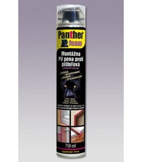 PUR pena PANTHER 750ml celoročná pištolová PUR pena PANTHER 750ml celoročná pištolová