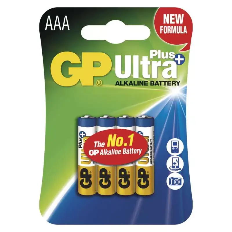 GP alk. batéria ULTRA PLUS AAA 1,5V LR03 8/1ks GP alk. batéria ULTRA PLUS AAA 1,5V LR03 8/1ks