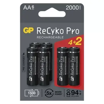 GP nabíjacia batéria ReCyko PRO AA NiMH 6/1ks