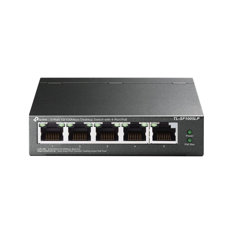 CCTV switch 5x 10/100 Mb/s 4x PoE IEEE802.3af/at CCTV switch 5x 10/100 Mb/s 4x PoE IEEE802.3af/at
