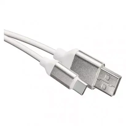USB 2.0 A/M-C/M 1m biely