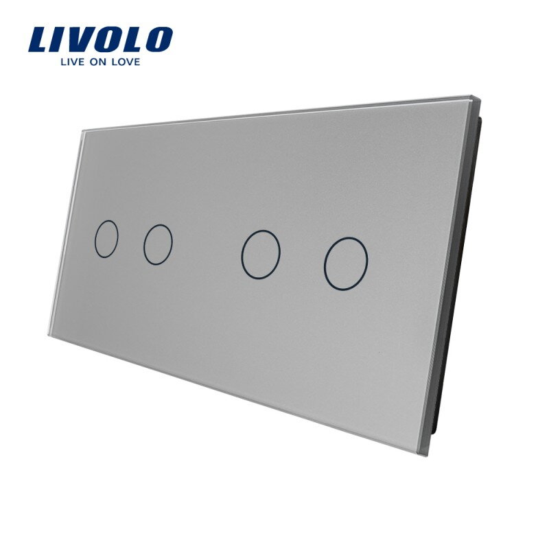 Rámik LIVOLO 2P strieborný oo oo Rámik LIVOLO 2P strieborný oo oo
